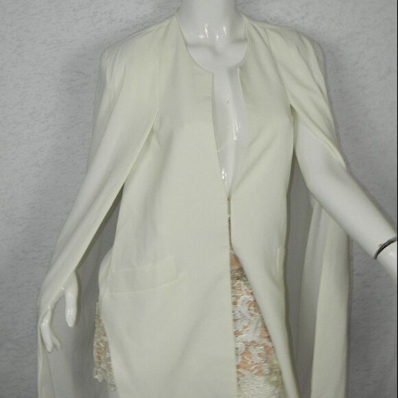 Blessed are the Meek Cape Blazer Ivory Medium - Picture 5 of 10